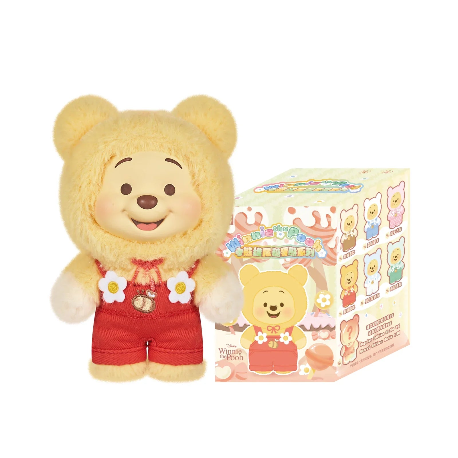 Top Toy Winnie The Pooh Candy Bear Plush Vinyl Blind Box