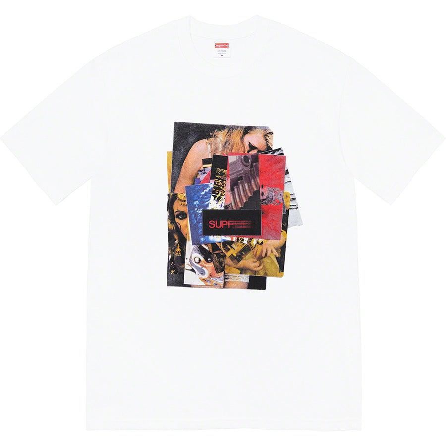 Supreme Stack tee (White) | Waves Never Die | Supreme | T-Shirt