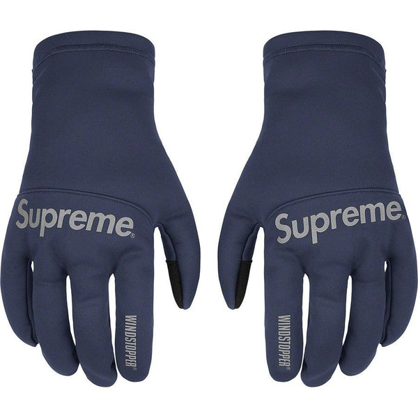 小物 Supreme Windstopper Zip Gloves Navy Buy Supreme WINDSTOPPER® Gloves (Navy) Online - Waves Au
