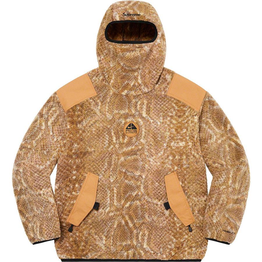 Supreme®/Nike® ACG Fleece Pullover (Gold Snakeskin) | Waves Never Die | Supreme | Hoodie