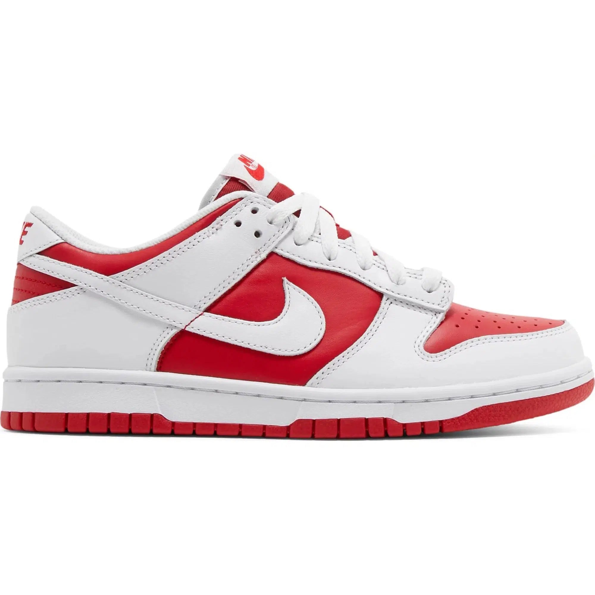 Nike Dunk Low GS 'Championship Red' | Waves Never Die | Nike | Sneakers