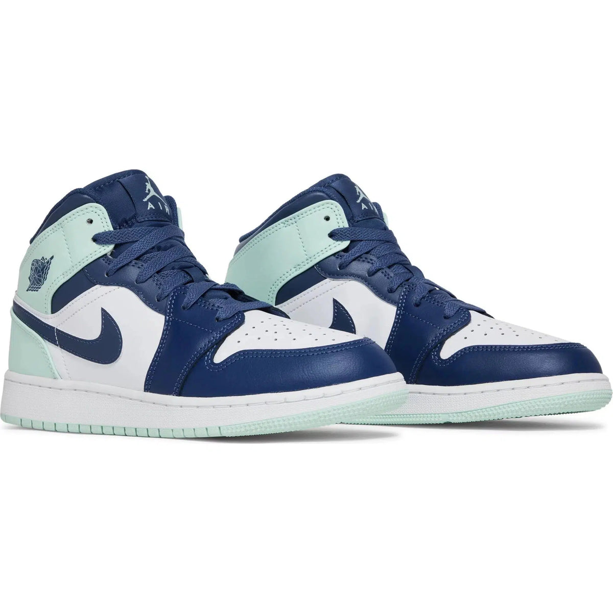 Nike Air Jordan 1 Mid GS &#39;Blue Mint&#39; | Waves Never Die | Nike | Sneakers