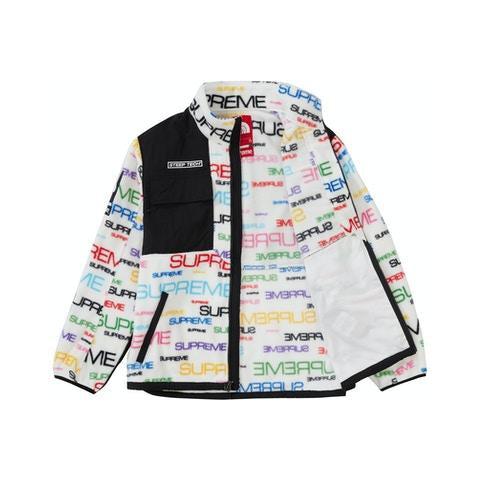 Supreme®/The North Face® Steep Tech Fleece Jacket (White) | Waves Never Die | Supreme | Jacket