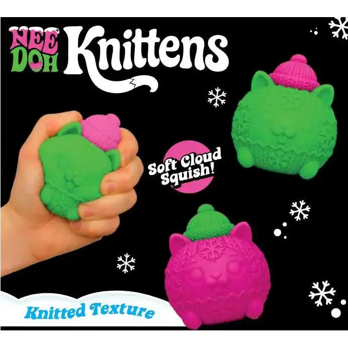 NeeDoh 2026 Squishmas Knittens Stress Ball x 1