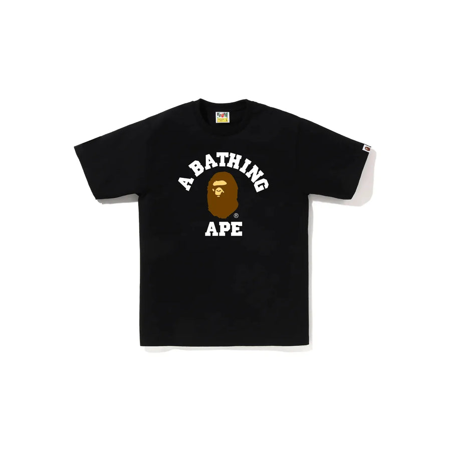 BAPE 1st College T-Shirt 'Black/Brown'