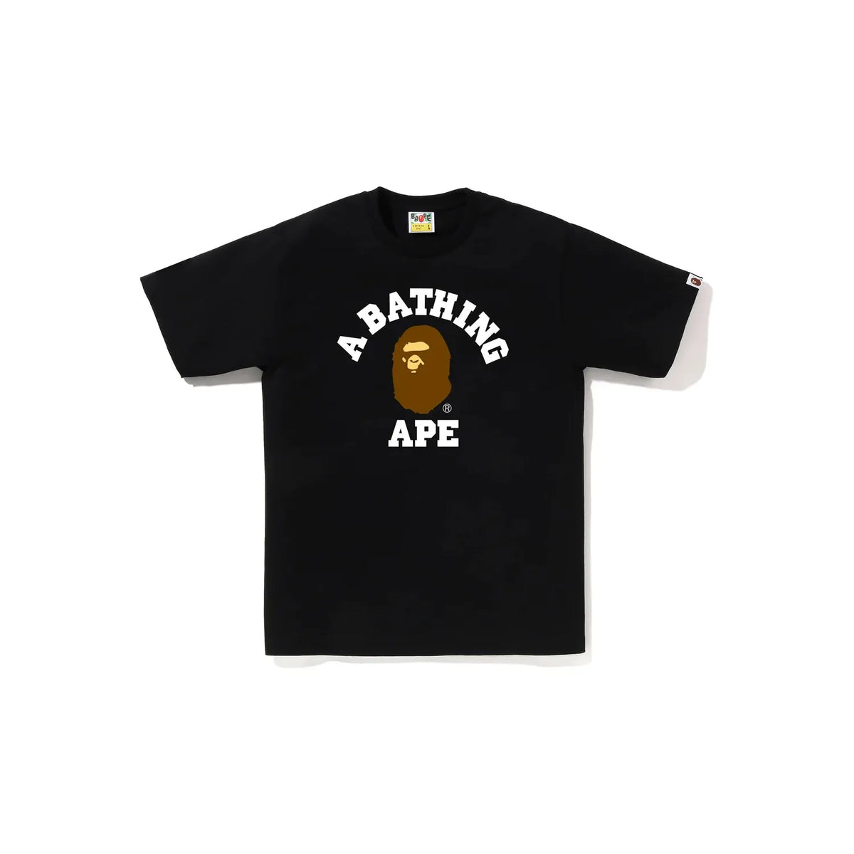 BAPE 1st College T-Shirt 'Black/Brown'