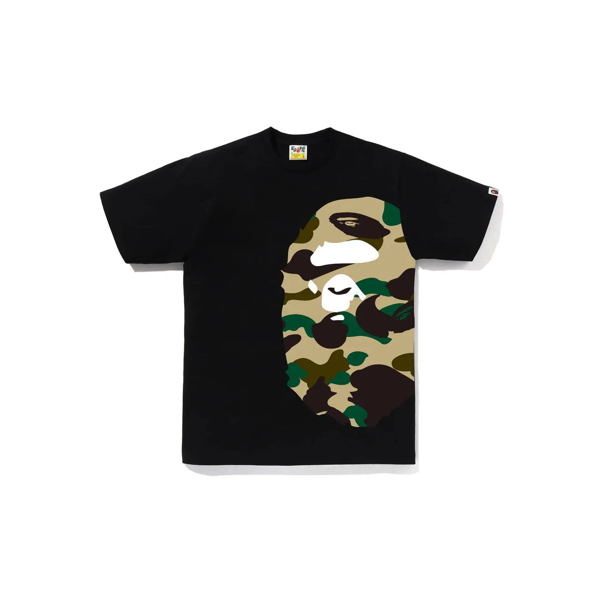 BAPE 1st Camo Side Big Ape Head T-Shirt 'Black/Green'
