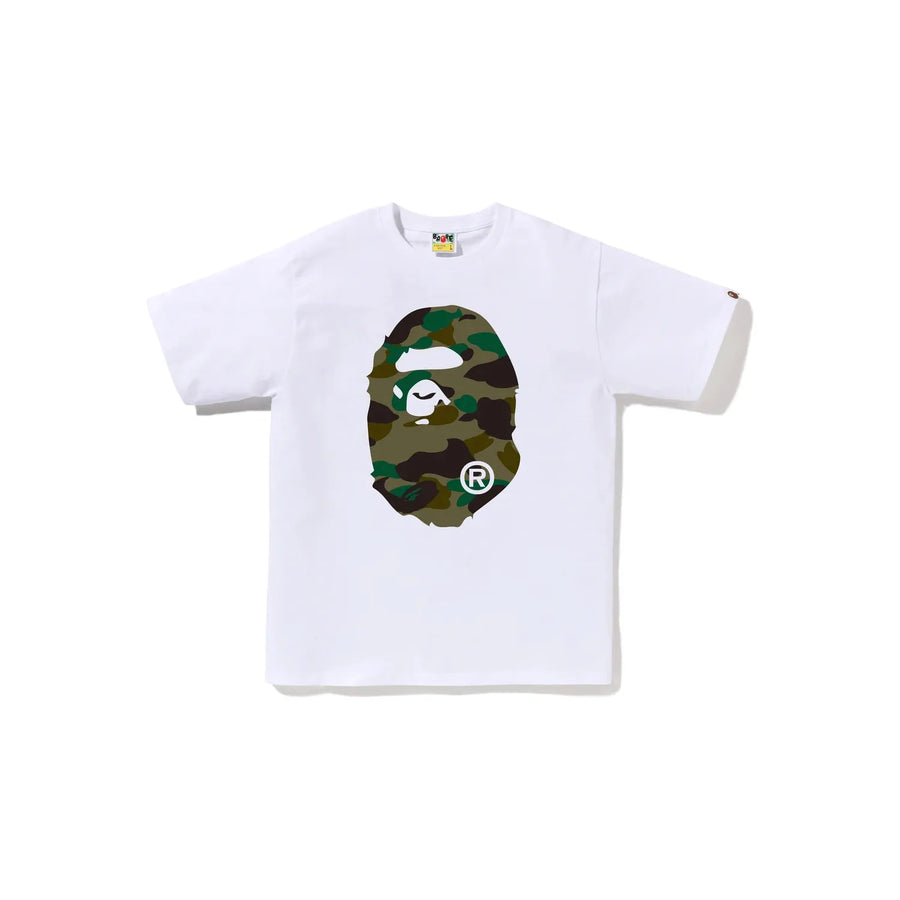 BAPE 1st Camo Big Ape Head T-Shirt 'White/Green'
