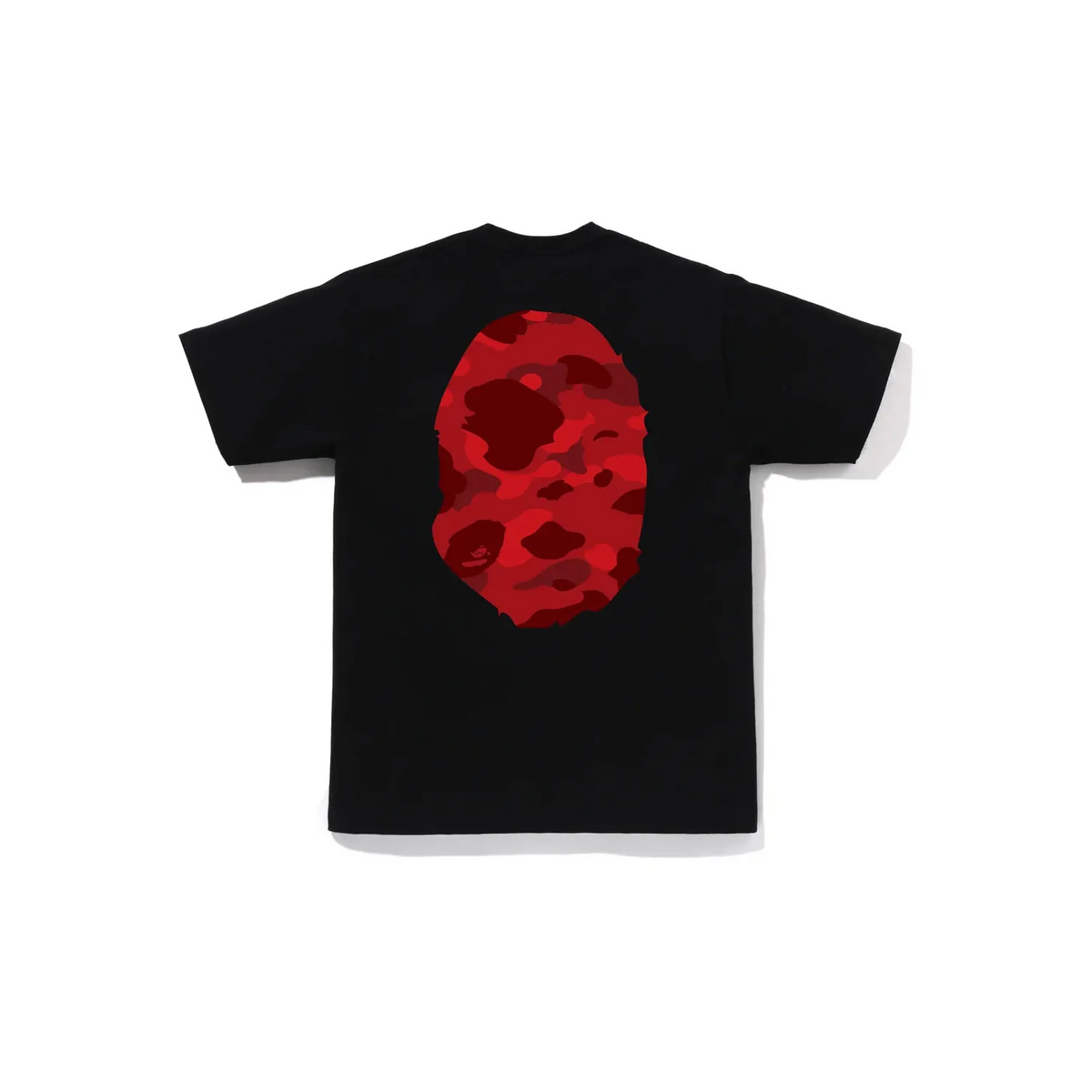BAPE Colour Camo Big Ape Head T-Shirt 'Black/Red'