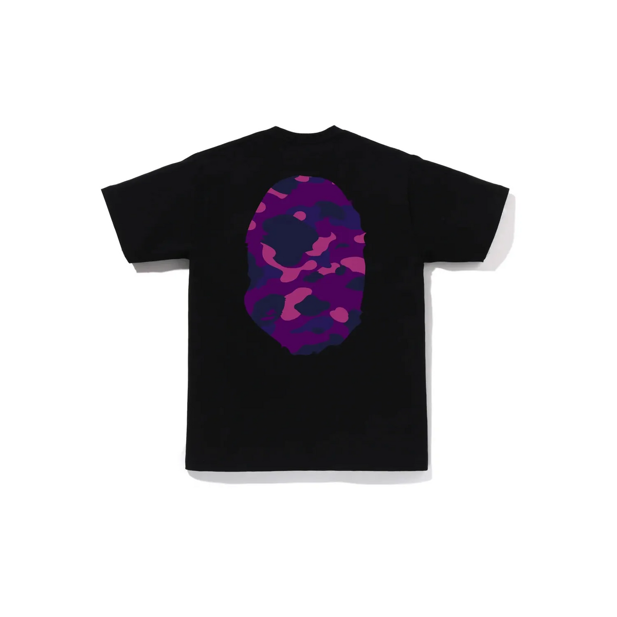 BAPE Colour Camo Big Ape Head T-Shirt 'Black/Purple'