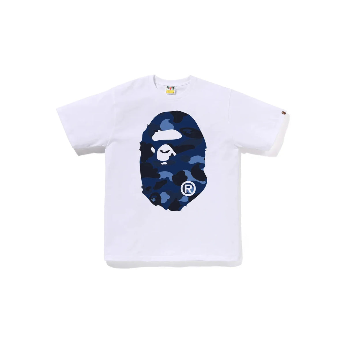 BAPE Colour Camo Big Ape Head T-Shirt 'White/Blue'