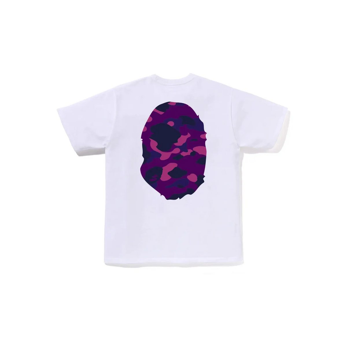 BAPE Colour Camo Big Ape Head T-Shirt 'White/Purple'