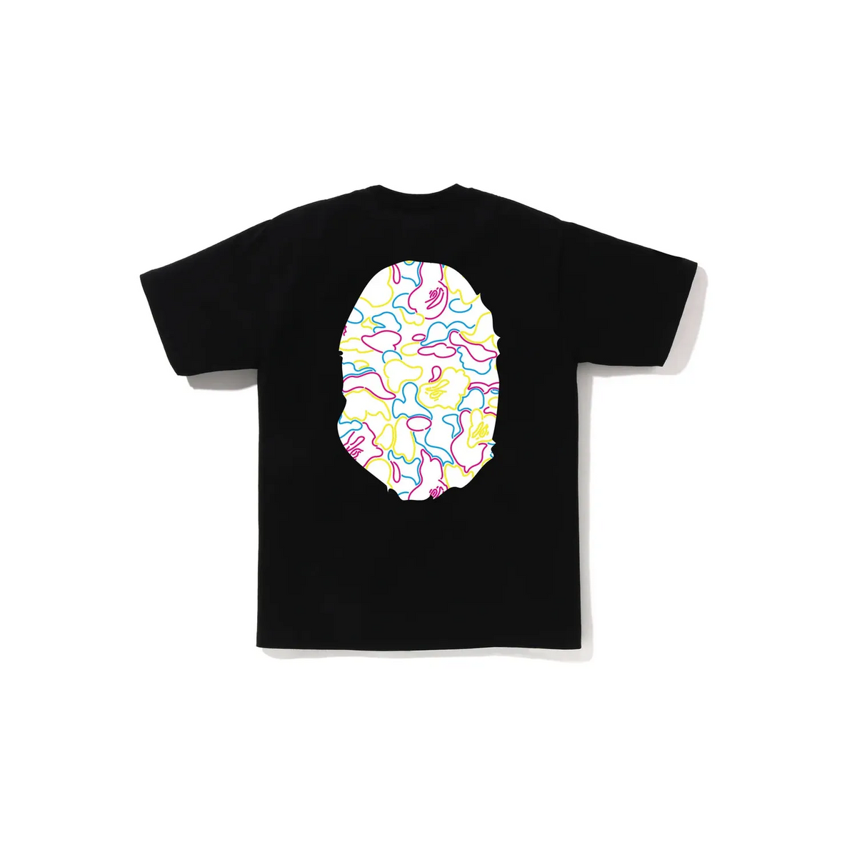 BAPE Camo Big Ape Head T-Shirt 'Black/Neon'