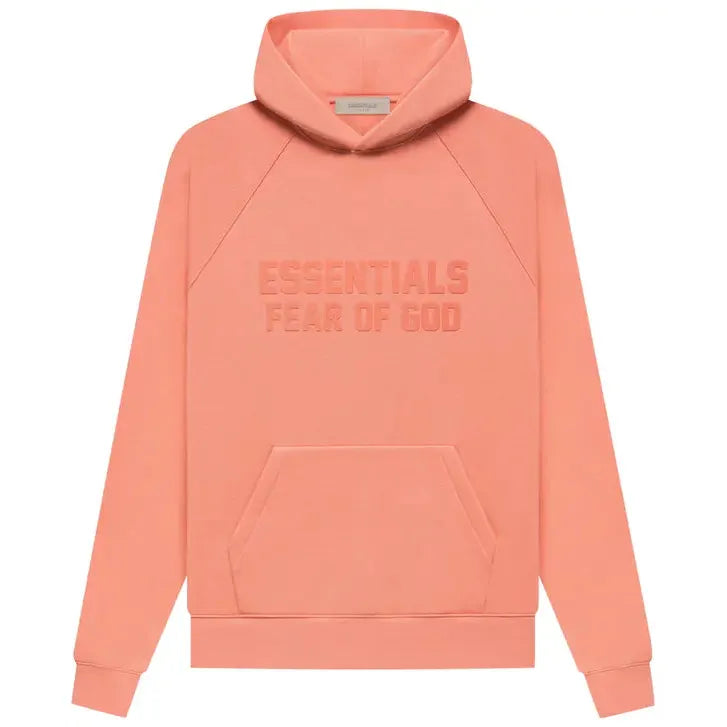 Fear Of God Essentials Hoodie 'Coral'