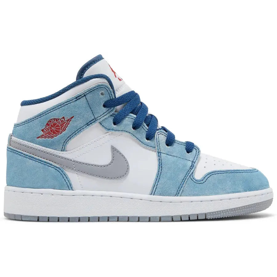 Nike Air Jordan 1 Mid SE 'French Blue' GS