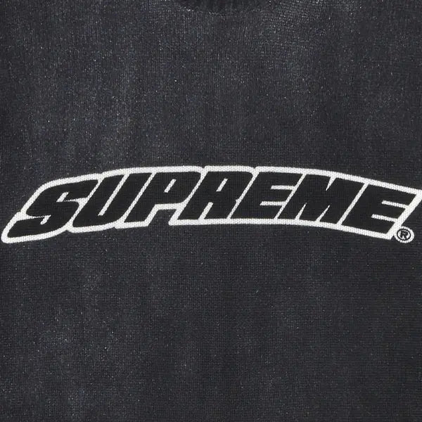 Supreme Printed Washed Sweater 'Black'