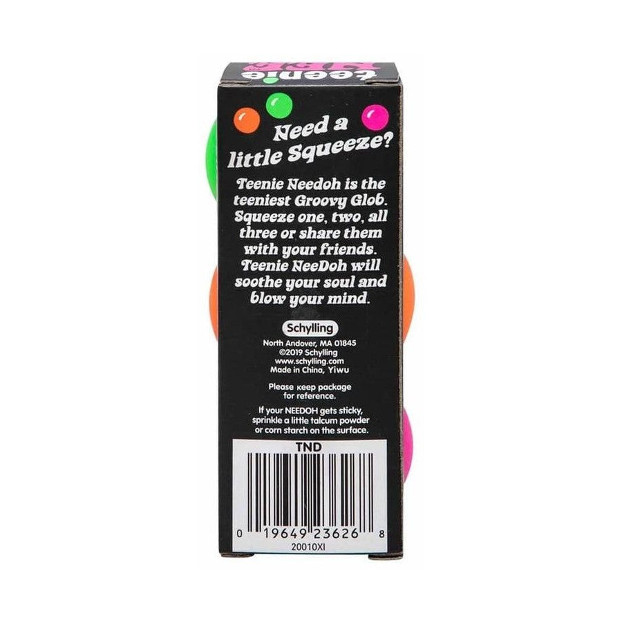 Teenie Nee Doh Set Of 3 x 1