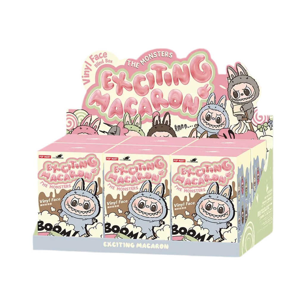 POPMART Labubu ラブブ Exciting Macaron Buy POP MART Labubu Exciting Macaron Blind Box Set x 6 Online
