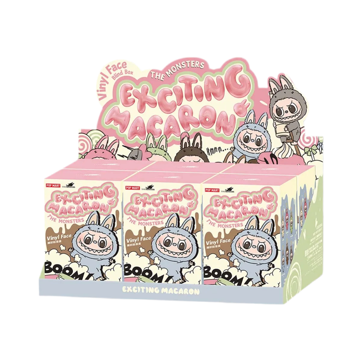 Buy POP MART Labubu Exciting Macaron Blind Box Set x 6 Online Buy POP MART Labubu Exciting Macaron Blind Box Set x 6 Online