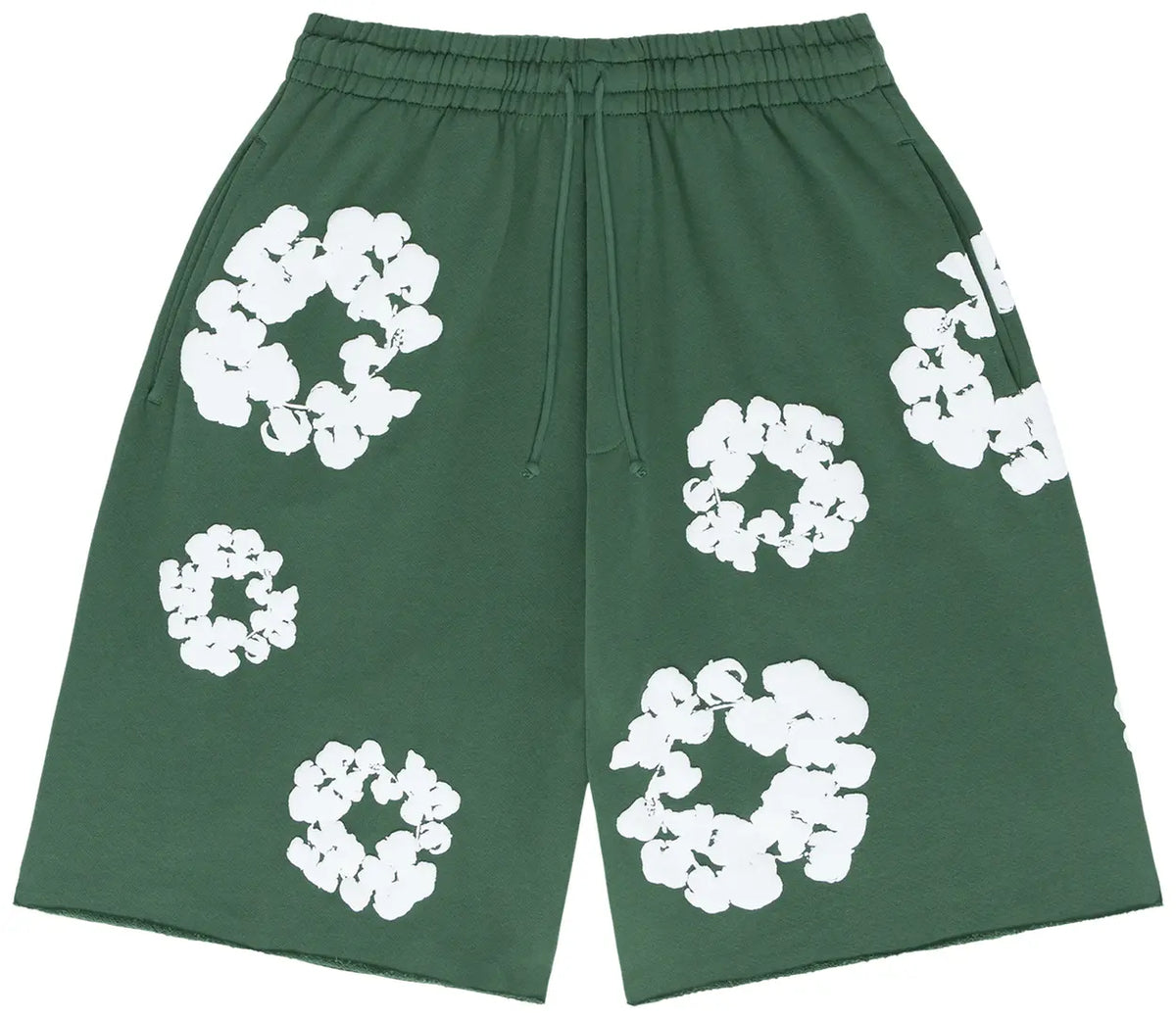 Denim Tears The Cotton Wreath Shorts 'Green'