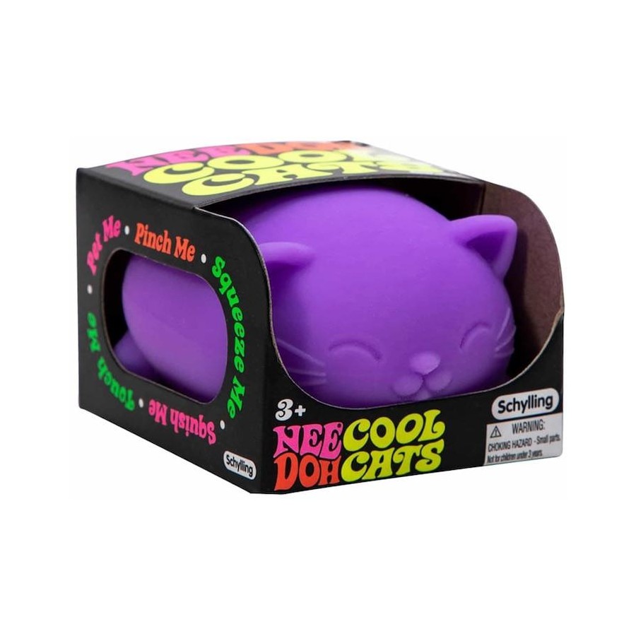 Schylling NeeDoh Cool Cats Stress Ball x 1