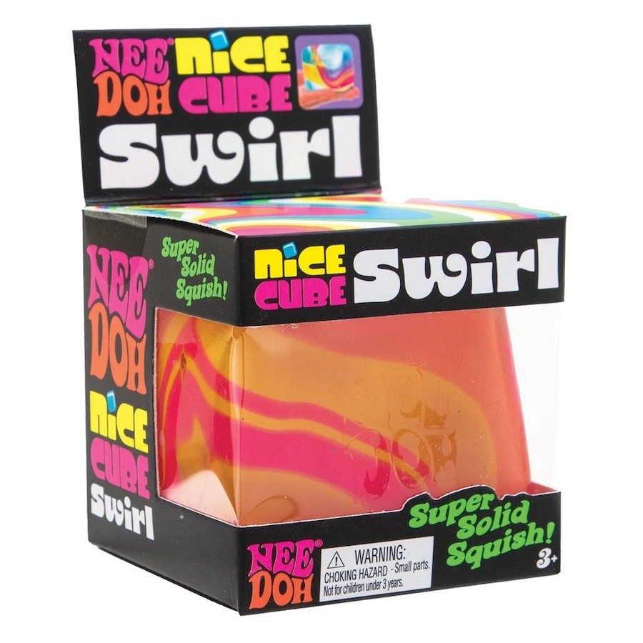 Schylling NeeDoh Nice Cube Swirl x1 (Random Colour)