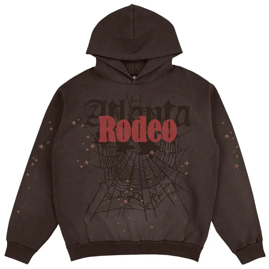 Cactus Jack by Travis Scott x Sp5der Days Before Rodeo Hoodie 'Brown'