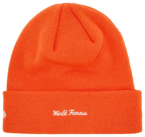 Supreme x New Era Box Logo Beanie 'Dark Orange'