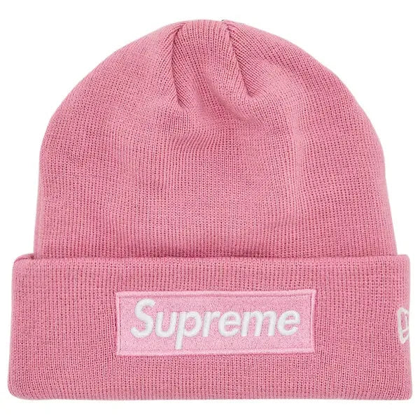 Supreme x New Era Box Logo Beanie 'Dusty Pink'