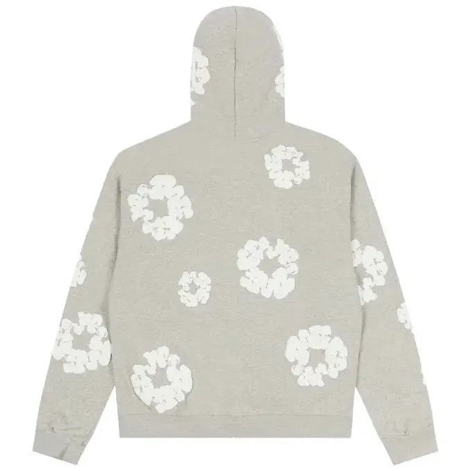 Denim Tears Cotton Wreath Zip Hoodie 'Grey'