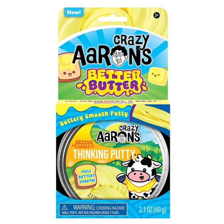 Crazy Aaron's Thinking Putty Trendsetters Better Butter 4 inch Tin