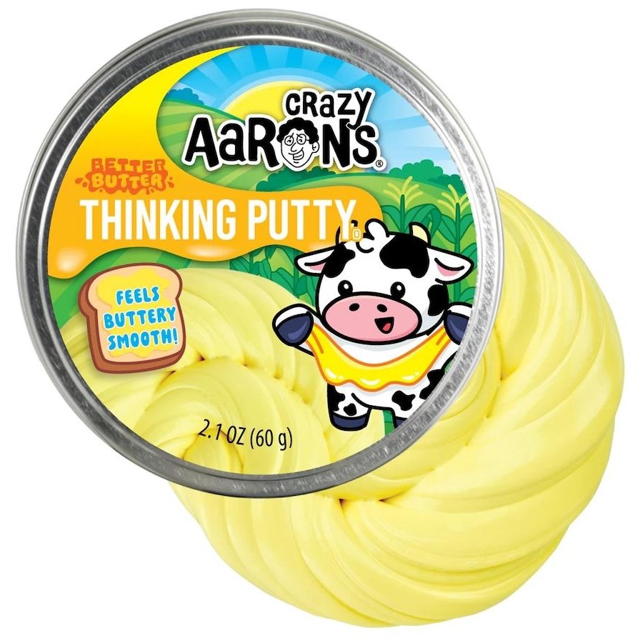 Crazy Aaron's Thinking Putty Trendsetters Better Butter 4 inch Tin