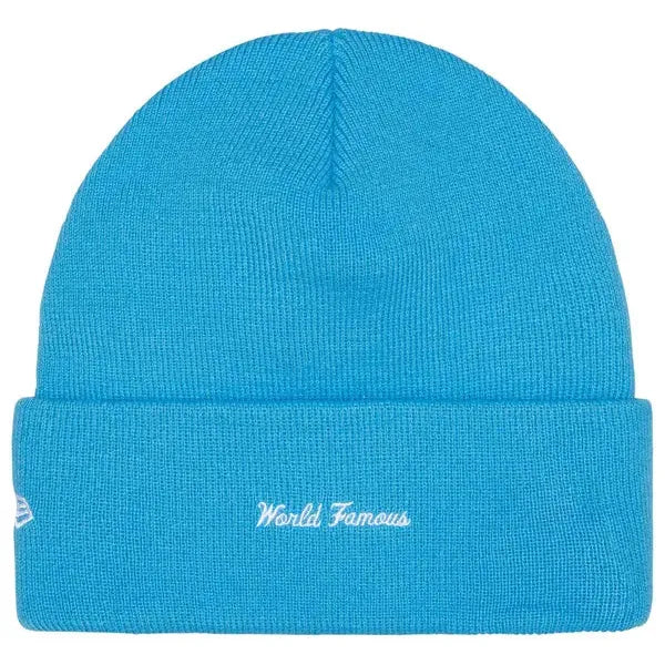 Supreme New Era Box Logo Beanie 'Cyan'