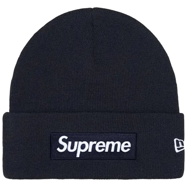 Supreme New Era Box Logo Beanie 'Navy'