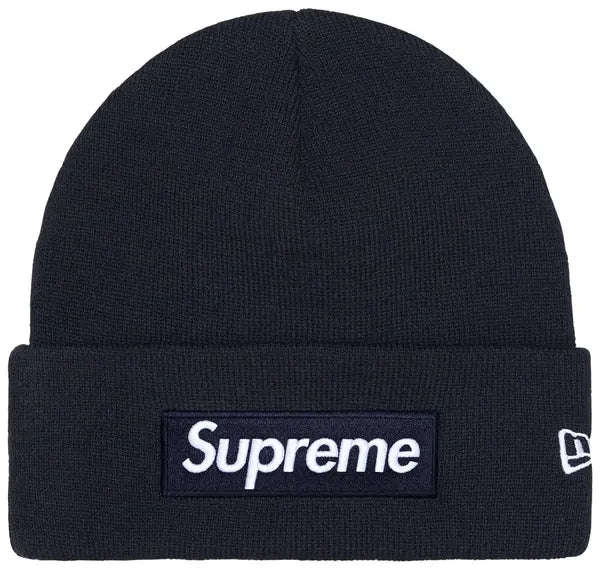 Supreme New Era Box Logo Beanie 'Navy'