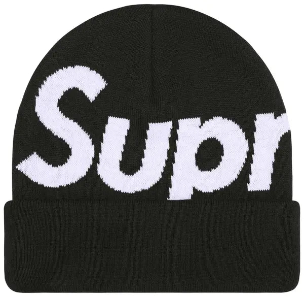 Supreme Big Logo Beanie 'Black'