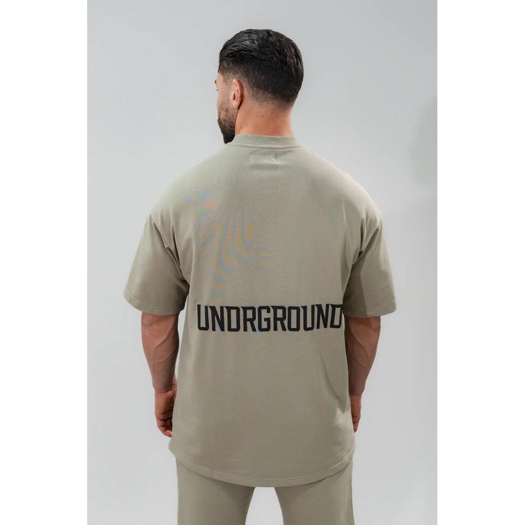 Undrground Relaxed Fit T-Shirt 'Combat Khaki'