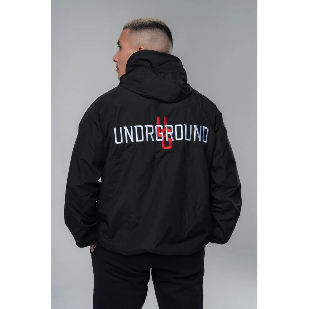 Undrground Half Zip Windbreaker 'Black'