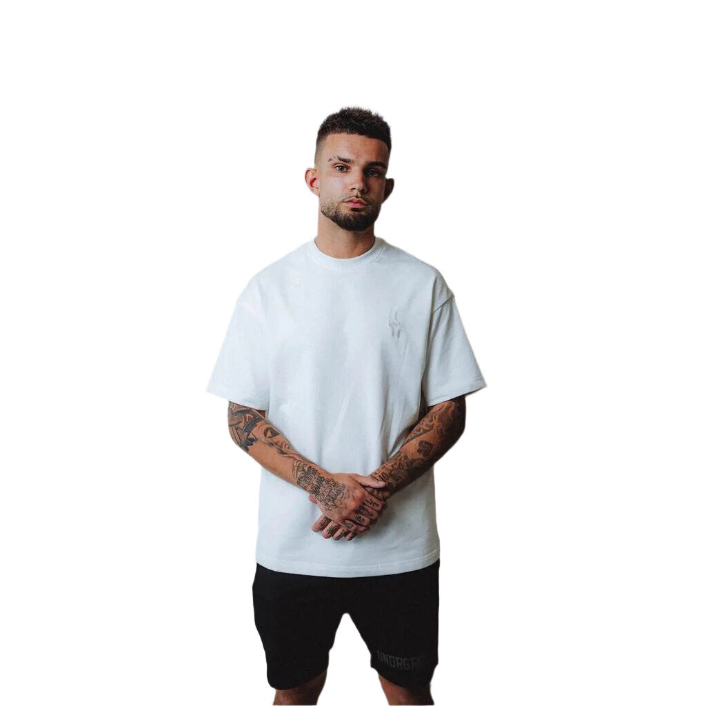Undrground Embroided Relax Fit T-Shirt 'White'