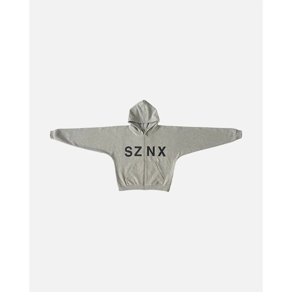 Yeezy SZNX China Exclusive Zip Up Hoodie 'Grey'