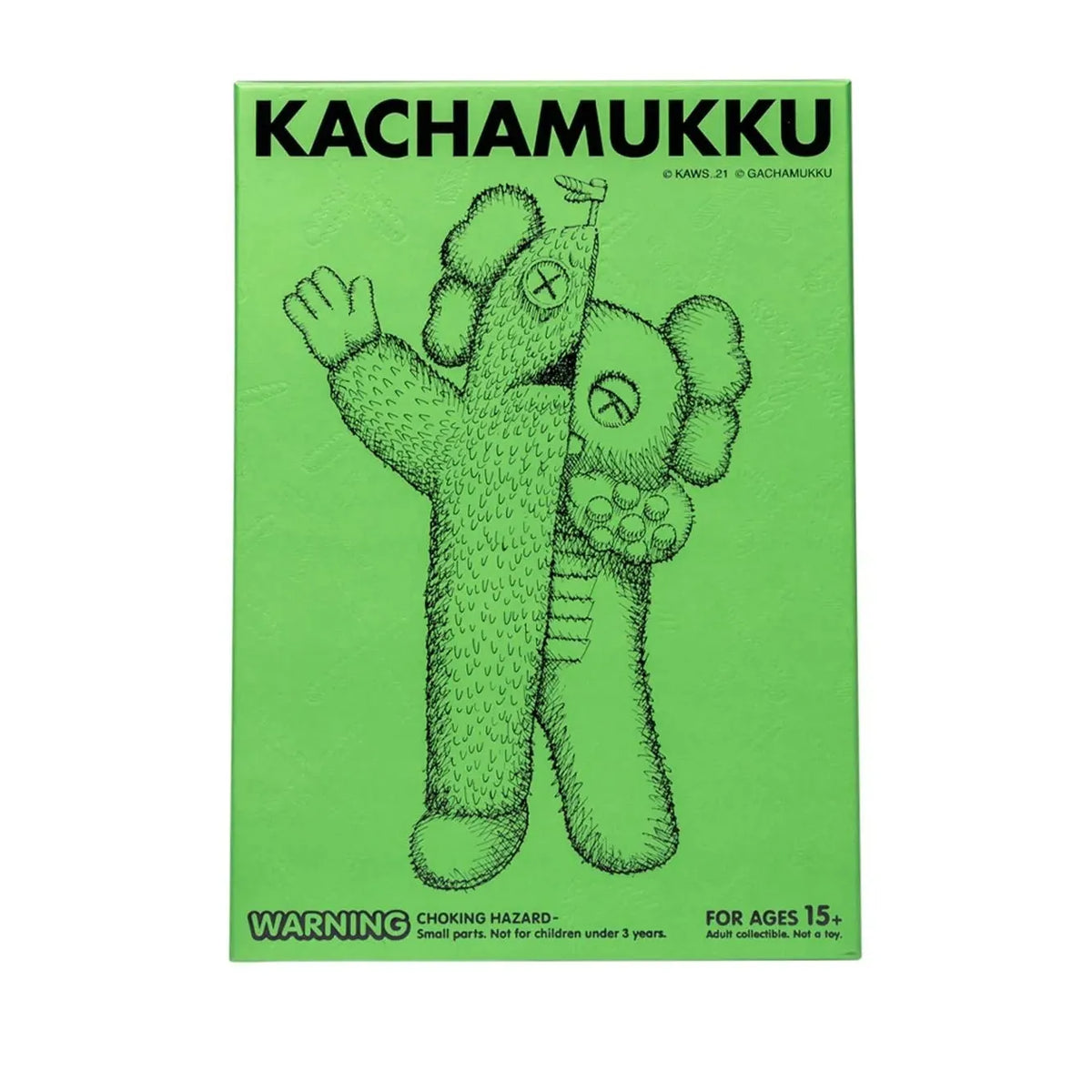 KAWS KACHAMUKKU Vinyl Figure Green/Red