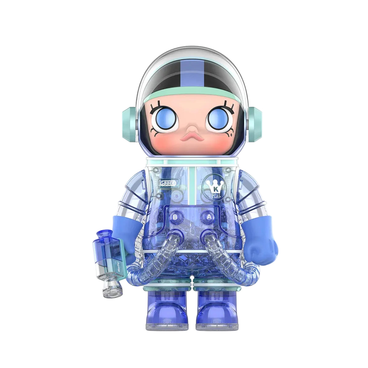 Pop Mart Mega Sapce Molly Mega Soft Drinks Series 400% 'Blue Hawaii'