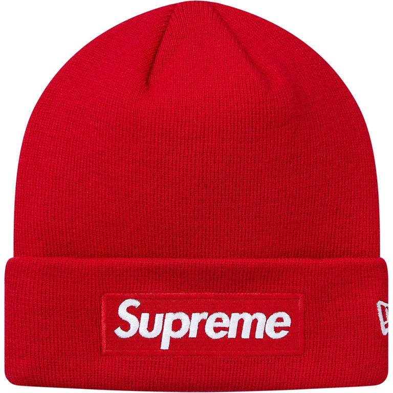 Supreme x New Era Box Logo Beanie 'Red'