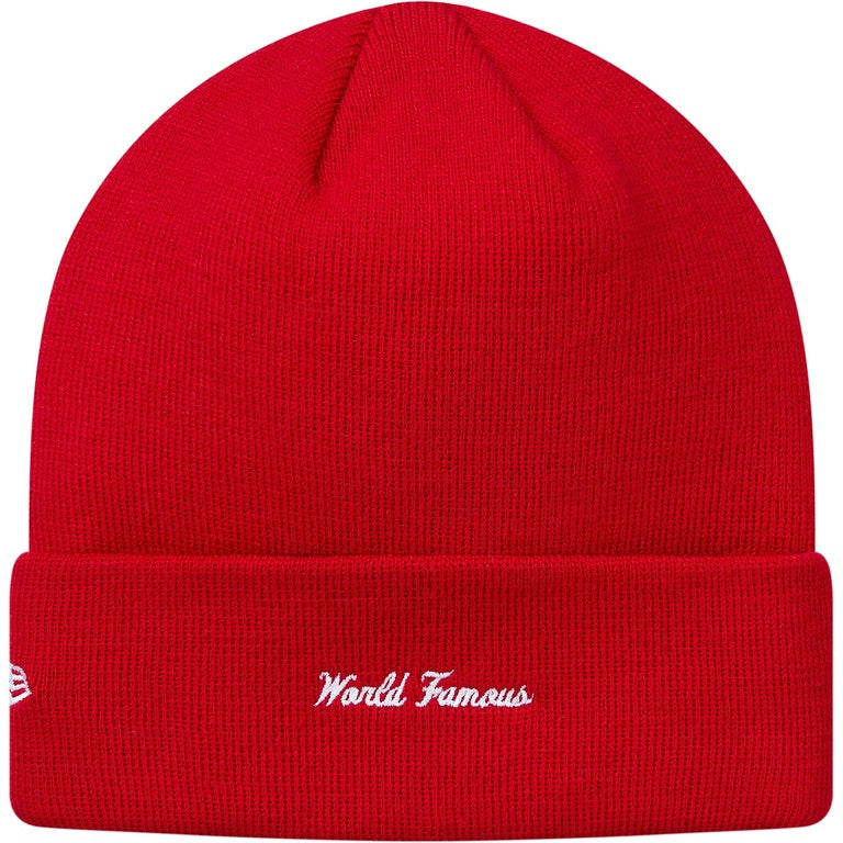 Supreme x New Era Box Logo Beanie 'Red'