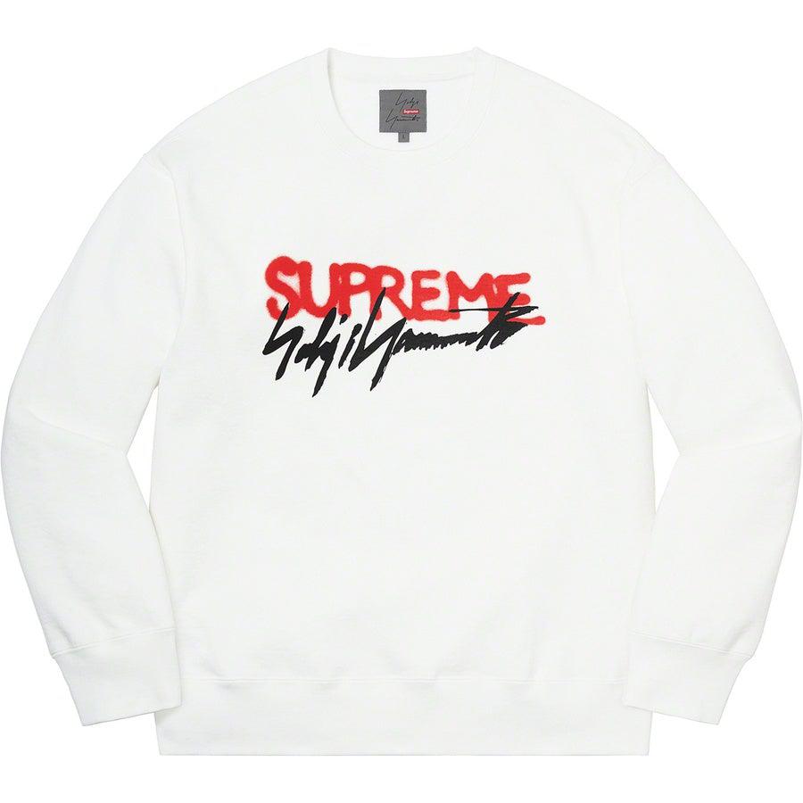 Supreme®/ Yohji Yamamoto® Crewneck (White) | Waves Never Die | Supreme | Crews and Sweaters
