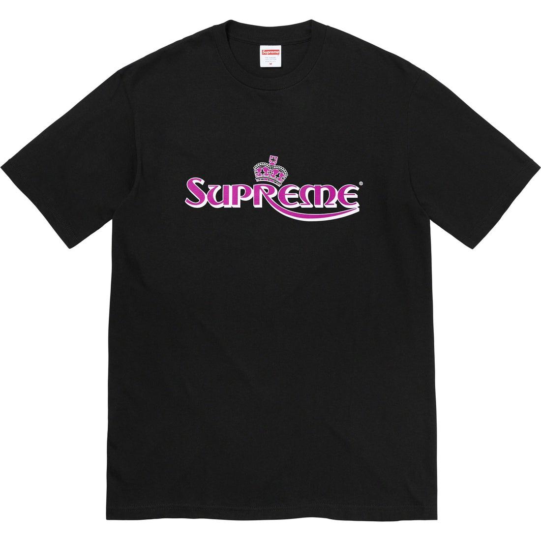 Supreme Crown tee (Black) | Waves Never Die | Supreme | T-Shirt