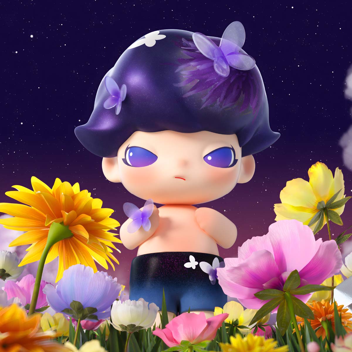 Pop Mart Mega Just Dimoo Mika Ninagawa 400% Figure