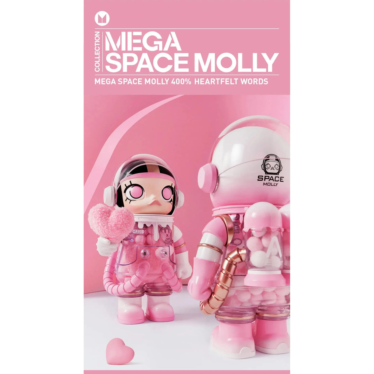 Pop Mart Mega Space Molly "Heartfelt Words" 400%