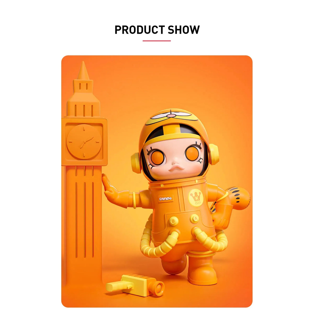 Pop Mart Mega Space Molly "Garfield" 400%