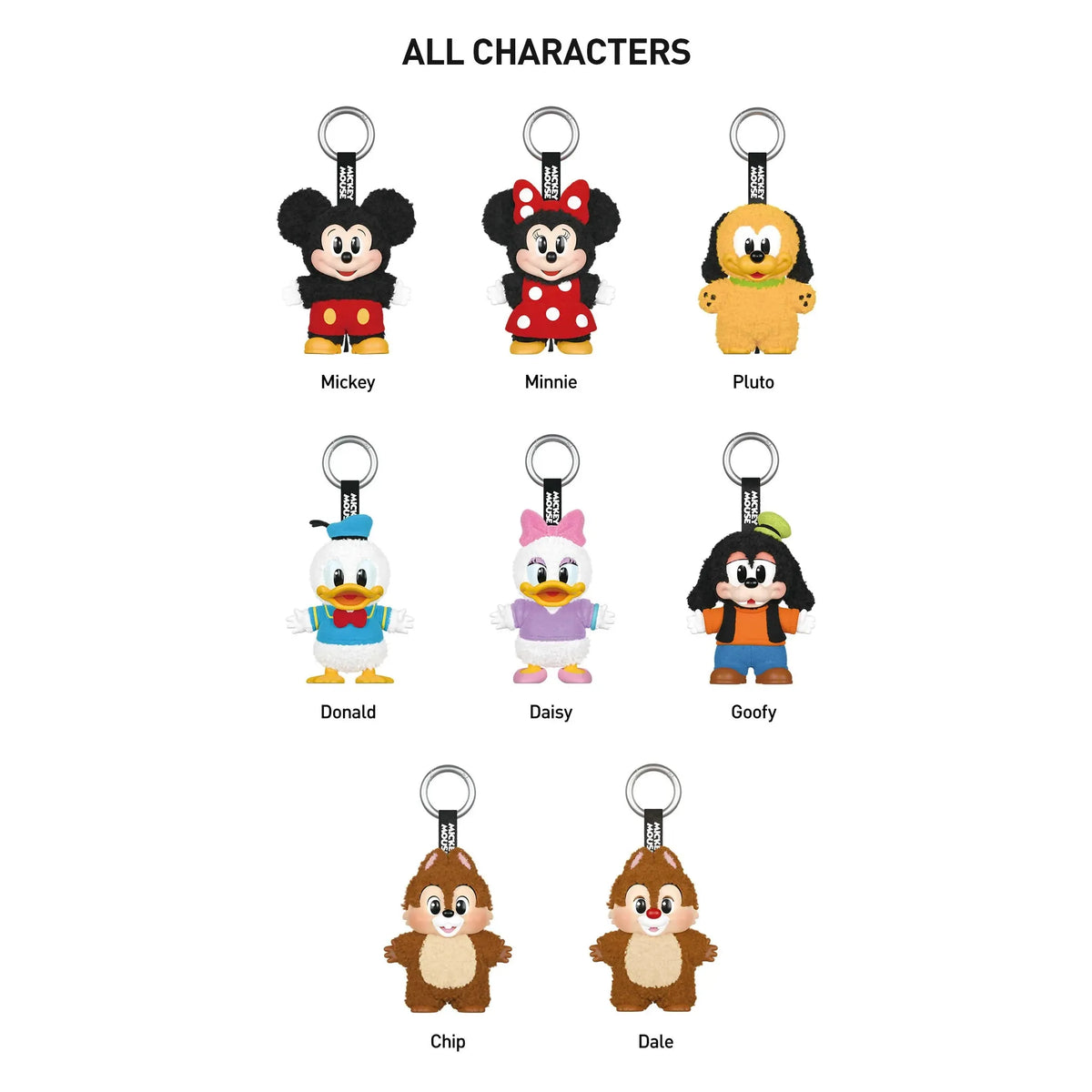 POP MART Disney Mickey Family Series Plush Pendant Blind Box